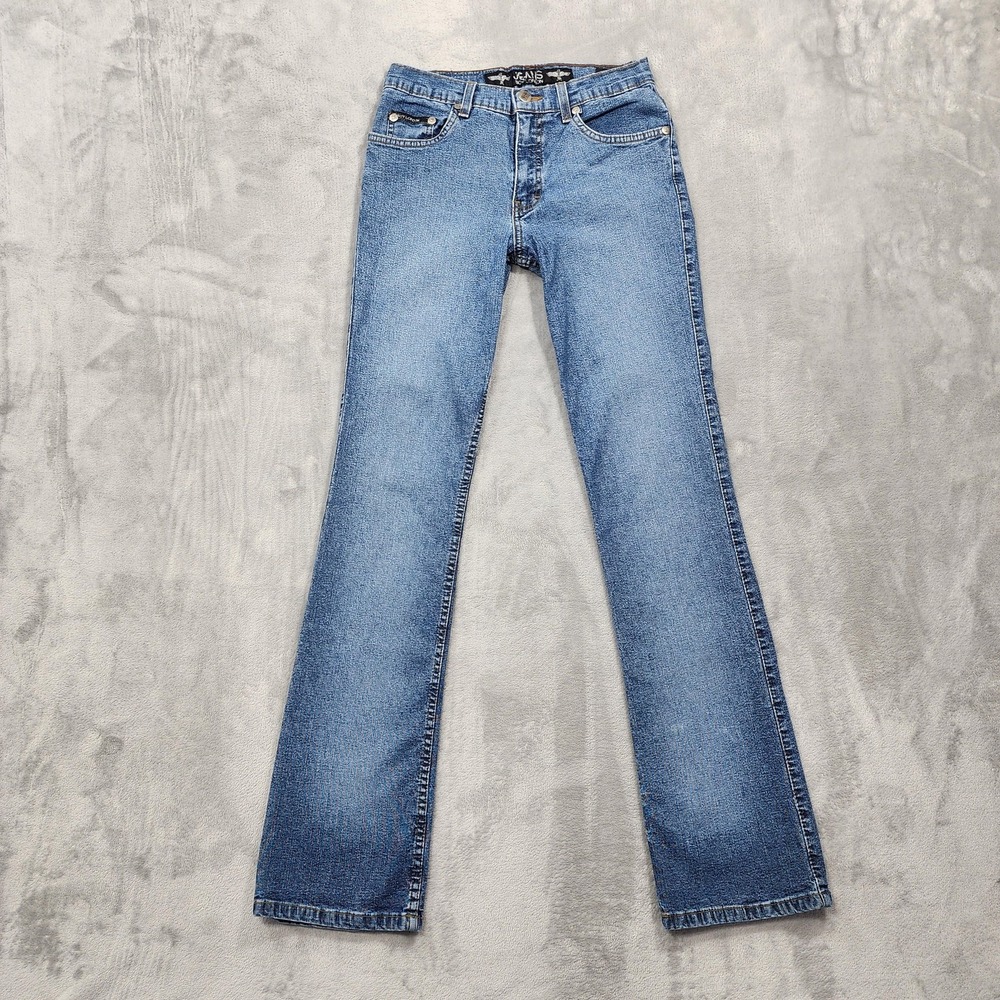 Vintage BOY London Jeans‎ Womens 3 Juniors Blue Mid Rise Straight Stretch Casual